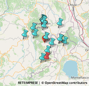 Mappa Zona artigianale, 58034 Castell'azzara GR, Italia (11.0185)