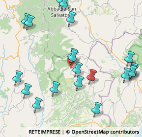 Mappa Zona artigianale, 58034 Castell'azzara GR, Italia (10.271)