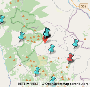 Mappa Zona artigianale, 58034 Castell'azzara GR, Italia (3.9015)