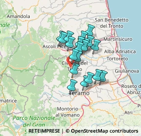 Mappa Via Loreto Acunsoli, 64010 Piano Risteccio TE, Italia (9.6755)