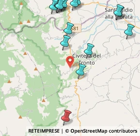 Mappa Via Loreto Acunsoli, 64010 Piano Risteccio TE, Italia (6.182)