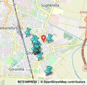 Mappa Piazza Albegna, 58100 Grosseto GR, Italia (0.74929)