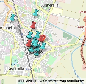 Mappa Piazza Albegna, 58100 Grosseto GR, Italia (0.7175)