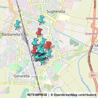 Mappa Via del Tevere, 58100 Grosseto GR, Italia (0.7175)