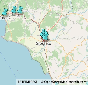 Mappa Via del Tevere, 58100 Grosseto GR, Italia (23.20364)