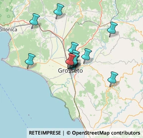 Mappa Via del Tevere, 58100 Grosseto GR, Italia (8.73667)