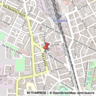 Mappa Viale Fabio Massimo,  19, 58100 Grosseto, Grosseto (Toscana)