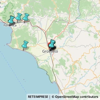 Mappa Via Pola, 58100 Grosseto GR, Italia (13.98923)