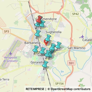 Mappa Via Pola, 58100 Grosseto GR, Italia (1.41929)