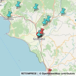 Mappa Via Populonia, 58100 Grosseto GR, Italia (21.67154)