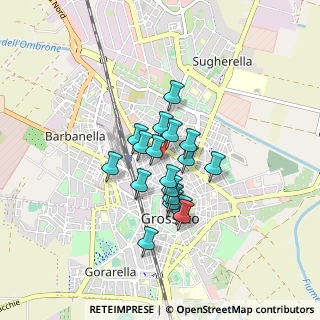 Mappa Via Trento, 58100 Grosseto GR, Italia (0.61222)