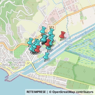 Mappa Via Orione, 58043 Castiglione della Pescaia GR, Italia (0.22917)