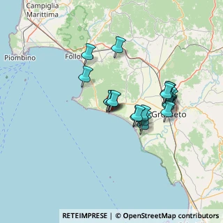 Mappa Via Orione, 58043 Castiglione della Pescaia GR, Italia (12.047)
