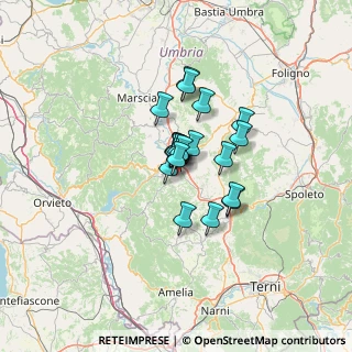 Mappa Cascianella bassa, 06059 Todi PG, Italia (7.9365)