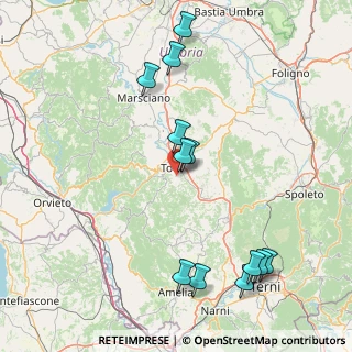 Mappa Cascianella bassa, 06059 Todi PG, Italia (19.20417)