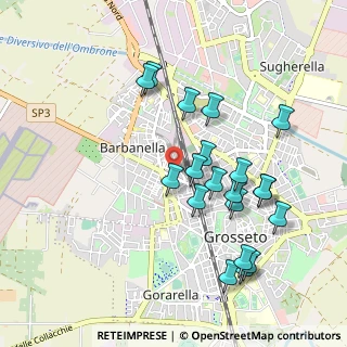 Mappa Via Nazario Sauro, 58100 Grosseto GR, Italia (1.0195)