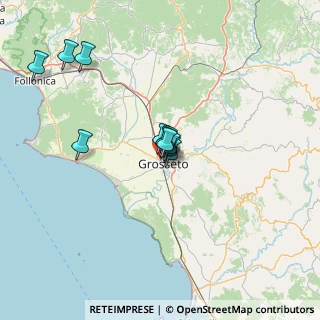 Mappa Via Isarco, 58100 Grosseto GR, Italia (10.48545)
