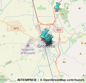 Mappa Via Isarco, 58100 Grosseto GR, Italia (1.30636)