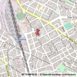 Mappa Via Roma, 98, 58100 Grosseto, Grosseto (Toscana)