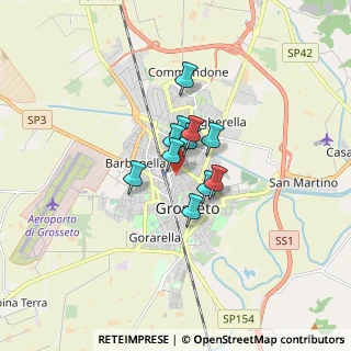 Mappa Via Merano, 58100 Grosseto GR, Italia (0.93)