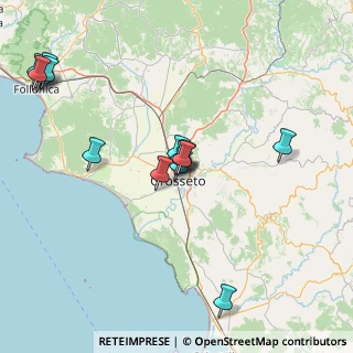 Mappa Via Merano, 58100 Grosseto GR, Italia (17.48071)