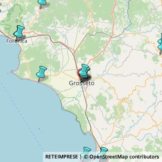 Mappa Via Don Giovanni Minzoni, 58100 Grosseto GR, Italia (22.27714)