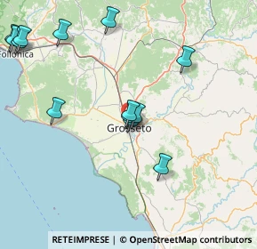 Mappa Via Don Giovanni Minzoni, 58100 Grosseto GR, Italia (18.96846)