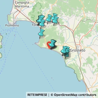 Mappa Via Mascagni, 58043 Castiglione della Pescaia GR, Italia (13.087)