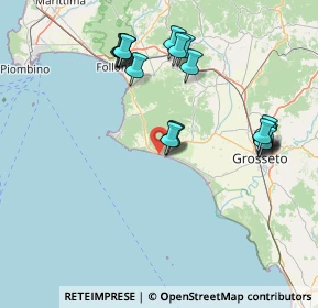 Mappa Via John Fitzgerald Kennedy, 58043 Castiglione della Pescaia GR, Italia (16.466)