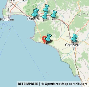 Mappa Via John Fitzgerald Kennedy, 58043 Castiglione della Pescaia GR, Italia (12.78091)
