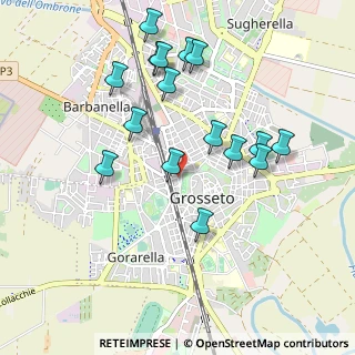 Mappa Via Marco Minghetti, 58100 Grosseto GR, Italia (1.02313)