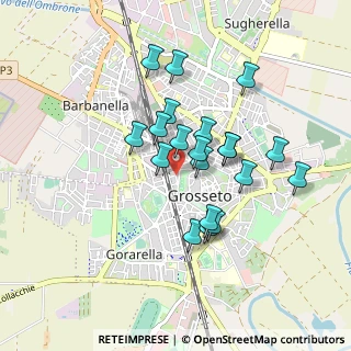 Mappa Via Marco Minghetti, 58100 Grosseto GR, Italia (0.7725)