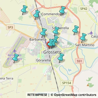 Mappa Via Marco Minghetti, 58100 Grosseto GR, Italia (2.00833)