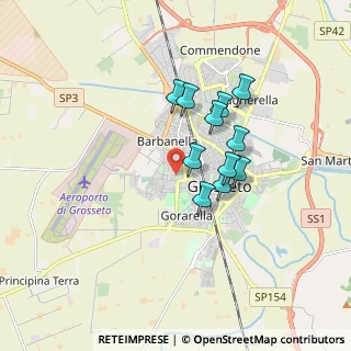 Mappa Via Cere, 58100 Grosseto GR, Italia (1.40091)