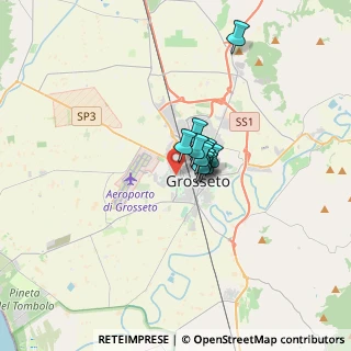 Mappa Via Cere, 58100 Grosseto GR, Italia (1.65455)