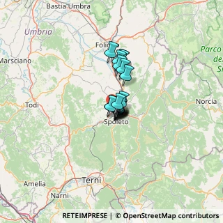 Mappa Tre Valli Umbre, 06049 Spoleto PG, Italia (5.9495)