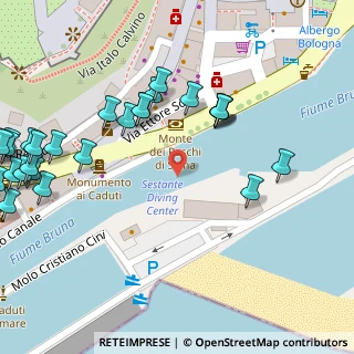 Mappa Piazza Bruni, 58043 Castiglione della Pescaia GR, Italia (0.08214)