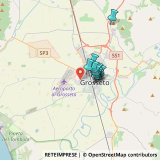 Mappa Via Orcagna, 58100 Grosseto GR, Italia (2.07727)