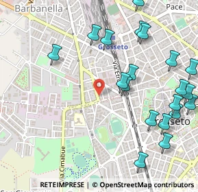 Mappa Viale Telamonio, 58100 Grosseto GR, Italia (0.681)