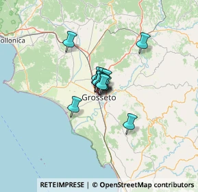 Mappa Via A. Bertani, 58100 Grosseto GR, Italia (5.79923)