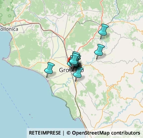 Mappa Via A. Bertani, 58100 Grosseto GR, Italia (4.34538)