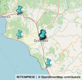 Mappa Piazza Socci, 58100 Grosseto GR, Italia (7.25357)
