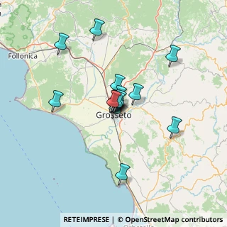 Mappa Via Montebello, 58100 Grosseto GR, Italia (9.59563)