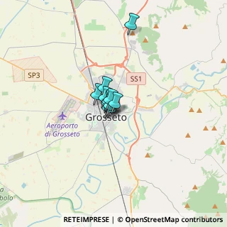 Mappa Grosseto, 58100 Roselle , Italia (1.30818)