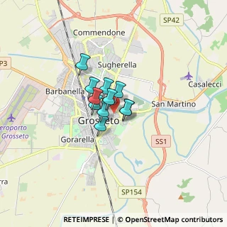 Mappa Grosseto, 58100 Roselle , Italia (0.82)