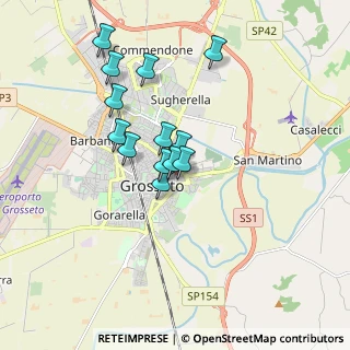 Mappa Grosseto, 58100 Roselle , Italia (1.49308)