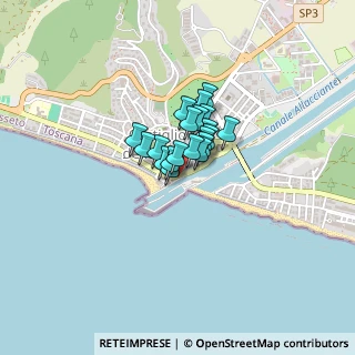 Mappa Via Porto Canale, 58043 Castiglione della Pescaia GR, Italia (0.2055)