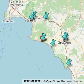 Mappa Via Porto Canale, 58043 Castiglione della Pescaia GR, Italia (14.82417)