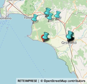 Mappa Corso della Libertà, 58043 Castiglione della Pescaia GR, Italia (15.41)