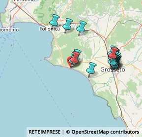 Mappa Via Porto Canale, 58043 Castiglione della Pescaia GR, Italia (15.2735)